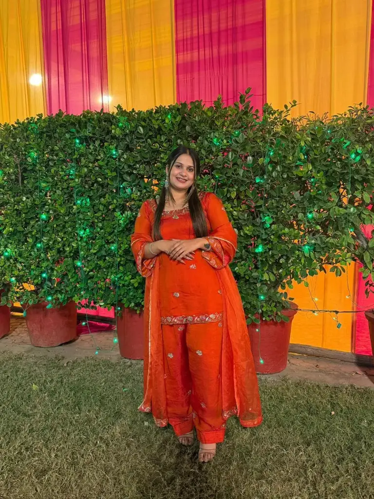 Shimmer & Spice Pharsi Suit