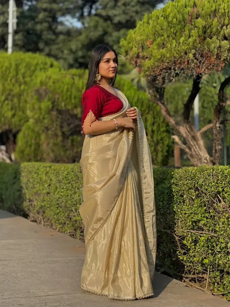 The Rajwada Luster Saree
